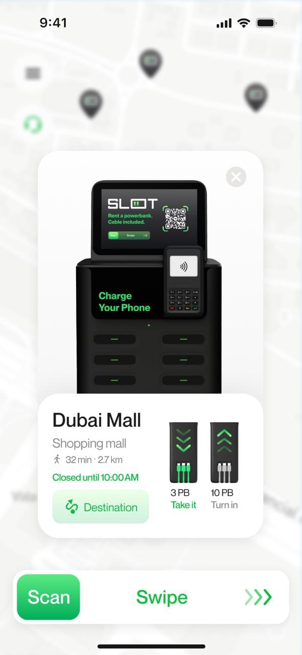 Slot - Получение павербанка